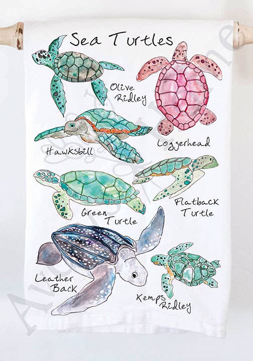 Sea Turtles Kitchen Towel