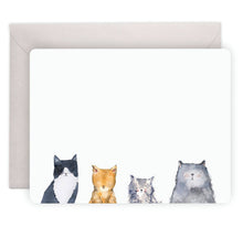 Load image into Gallery viewer, Cat&#39;s Meow Flat Note (Boxed Set of 8) Stationery Set
