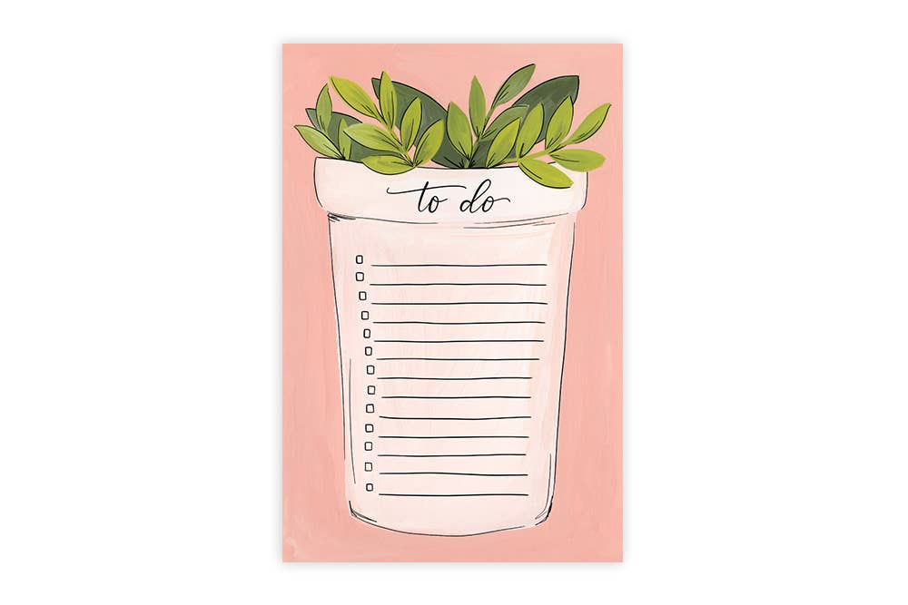 Plant To Do Notepad