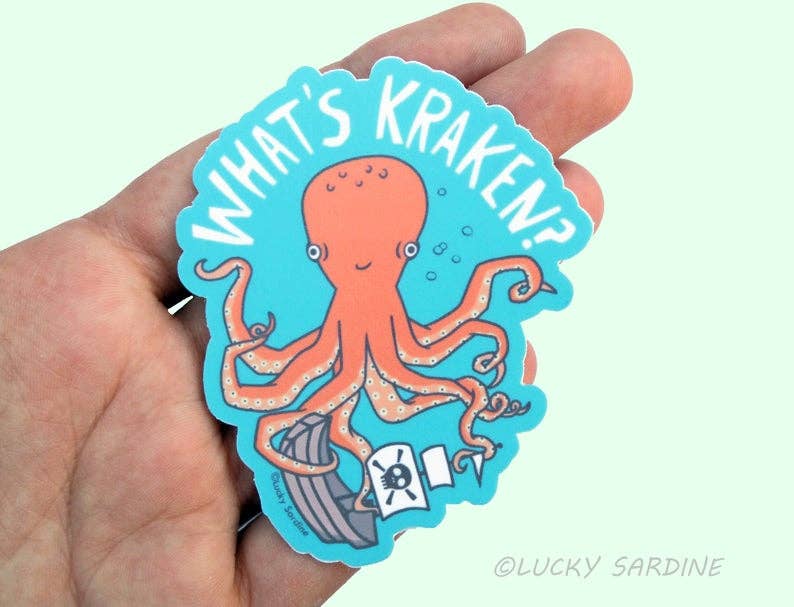 What's Kraken Octopus Sticker