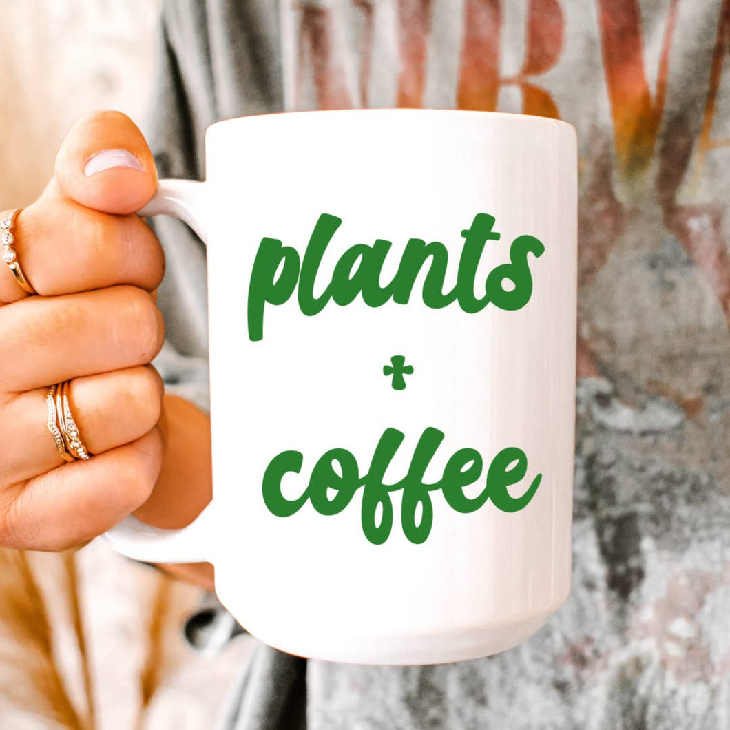Plants and Coffee mug