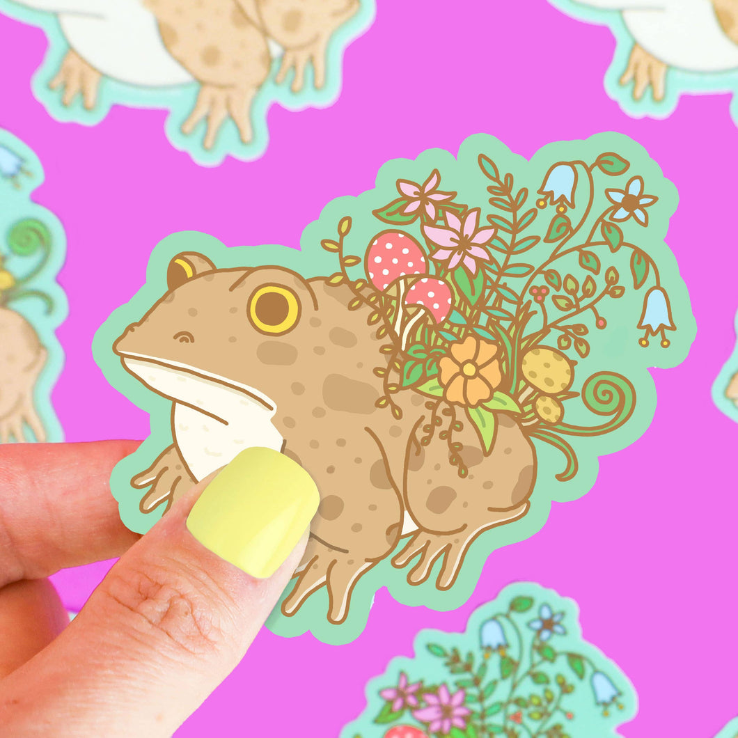 Botanical Toad Sticker