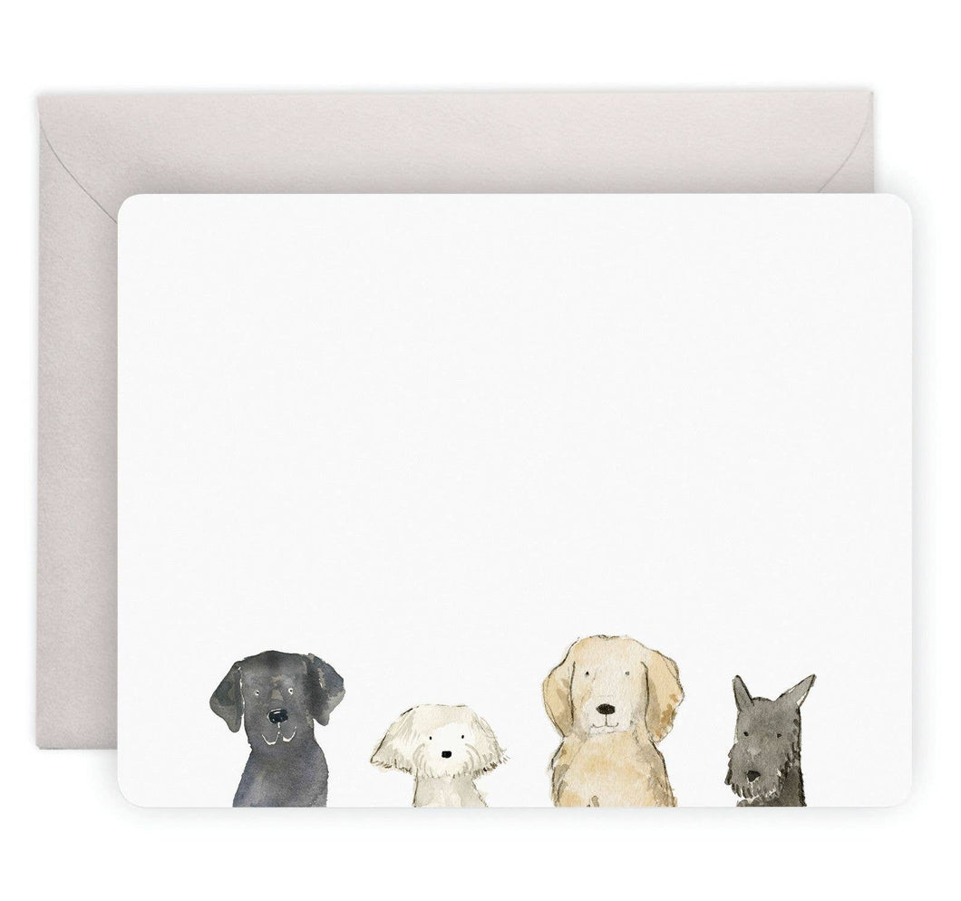 Dog Days Flat Notes (Boxed Set of 8) | Notecards Stationery