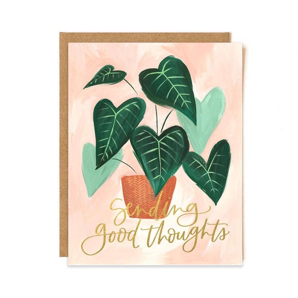 Sending Good Thoughts Greeting Card