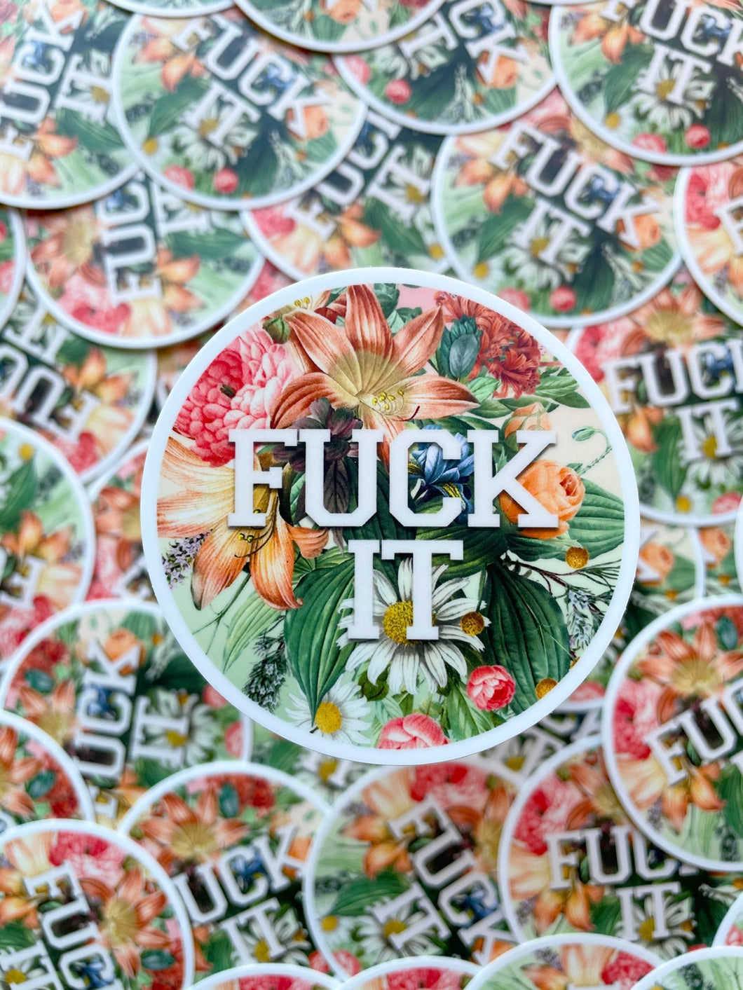 F*ck It Sticker - The Seaside Succulent