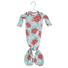 Load image into Gallery viewer, Lionfish Newborn Knotted Gown - The Seaside Succulent
