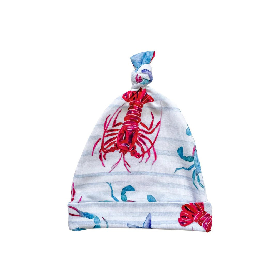 Lobster & Crab Knotted Hat - The Seaside Succulent