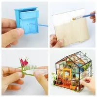 Load image into Gallery viewer, Miniature Flower House DIY Kit - The Seaside Succulent
