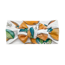 Load image into Gallery viewer, Orange Blossom Headband Bow - The Seaside Succulent
