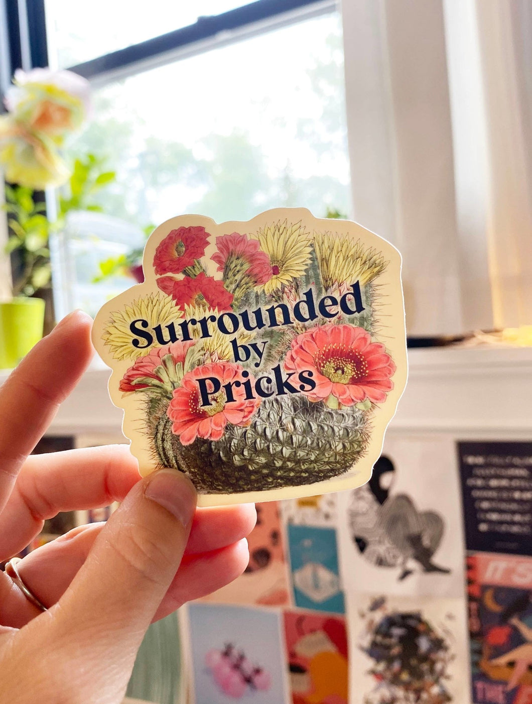 Surrounded by Pricks Sticker - The Seaside Succulent
